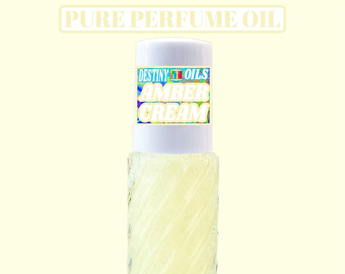 AMBER CREAM Perfume Oil][Unisex Fragrance][Alcohol Free]