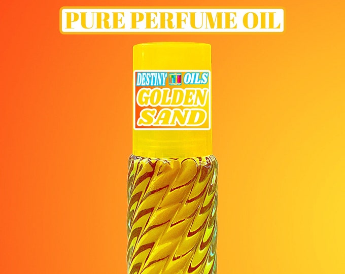 GOLDEN SAND Perfume Oil][Unisex Fragrance][Alcohol Free]