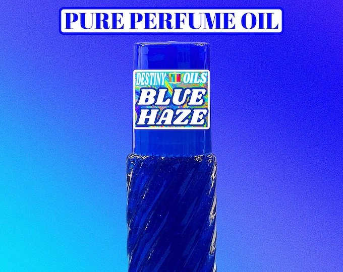 BLUE HAZE Perfume Oil][Unisex Fragrance][Alcohol Free]