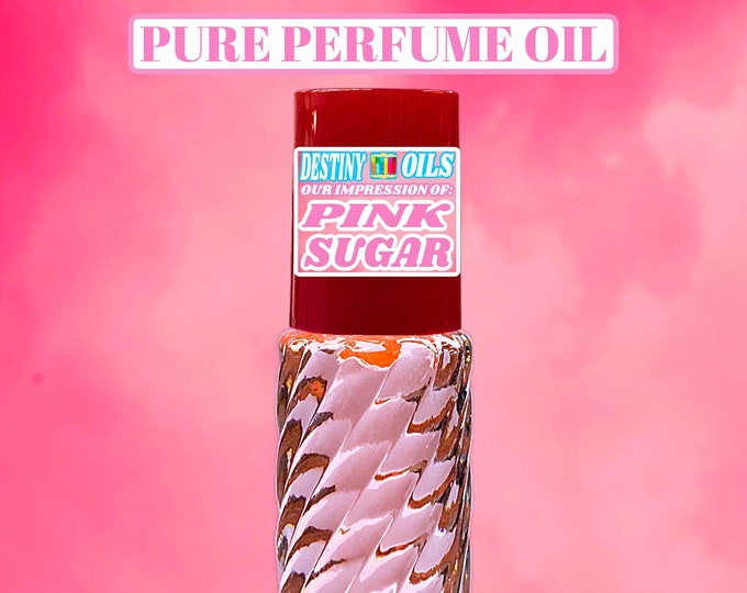 PINK SUGAR Perfume Body Oil][Unisex Fragrance][Alcohol Free]