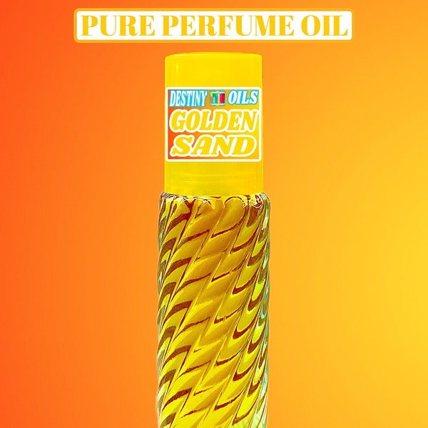 GOLDEN SAND Perfume Oil][Unisex Fragrance][Alcohol Free]