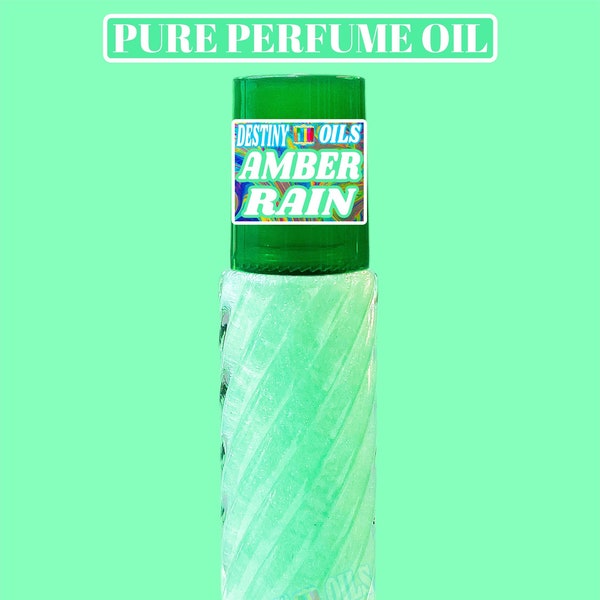 AMBER RAIN Perfume Oil][Unisex Fragrance][Alcohol Free]