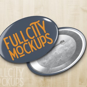 Ovaler Button Mockup