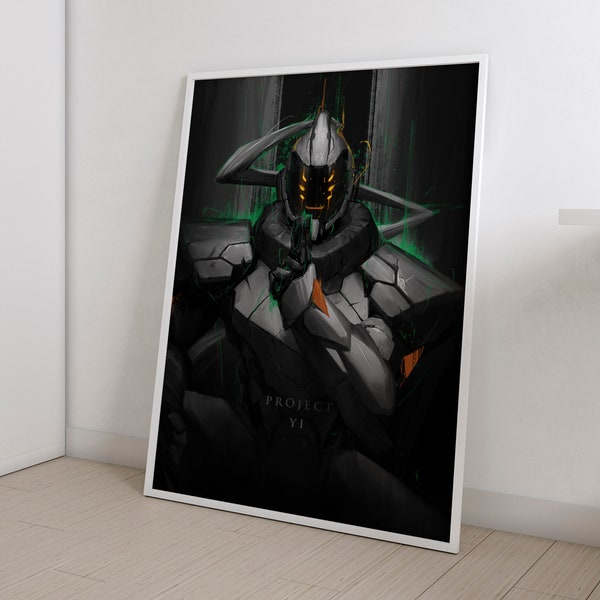 Yi League of Legends  PROJECT Yi  League of Legends Poster the Wuju Bladesman Master Yi  LoL Poster Gaming Poster Gamer Room Decor