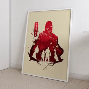 Kratos God of War  God of War Poster Gaming Poster Gamer Room Decor Gift For Gamer Gamer Gift Home Decor Wall Art