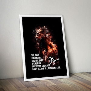 Jon Jones MMA Wall Art Boxing Poster Fighter Legends Vintage Fight Poster Sports Poster Motivational Poster Sports Poster