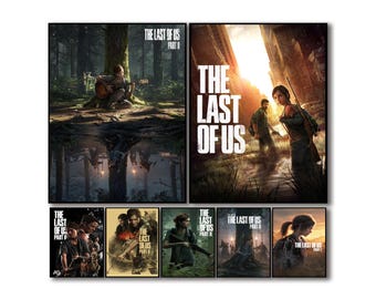 The Last Of Us 2 Wall Art The Last Of Us 2 Poster Set  Adventure Print Gaming Poster Room Decor Gift For Gamer Unique Gift Idea