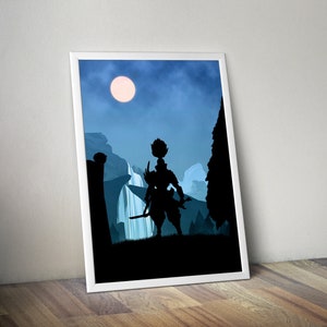 Yasuo League of Legends  League of Legends Poster  LoL Poster Gaming Poster Gamer Room Decor Home Decor Wall Art