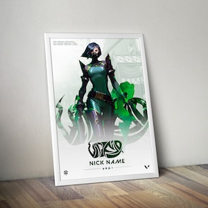 Viper Valorant Valorant Poster Gaming Poster Gamer Room Decor Gamer Gift Twitch Decor Home Decor Wall Art