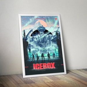 Icebox Valorant Icebox Valorant Map Valorant Poster Valorant Map Poster Gaming Poster Gamer Zimmer Dekor Gamer Geschenk Twitch Decor Home Decor