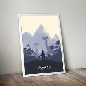 Horizon Horizon Zero Dawn Poster Gaming Poster Gamer Room Decor Full Page Gift For Gamer Gamer Gift Home Decor Wall Art