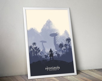 Horizon Horizon Zero Dawn Poster Gaming Poster Gamer Room Decor Full Page Gift For Gamer Gamer Gift Home Decor Wall Art