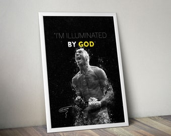 Charles Oliveira MMA Wandkunst Boxen Poster Kämpfer Legenden Vintage Kampf Poster Sport Poster Motivationsposter Sportposter