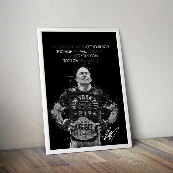 Georges St-Pierre MMA Wall Art Boxing Poster Fighter Legends Vintage Fight Poster Sports Poster Motivational Poster Sports Poster