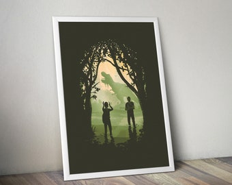 The Last Of Us 2 Poster The Last Of Us 2  Ellie and Joel Adventure Print Gaming Poster Gamer Room Decor Gift For Gamer Gamer Gift Home Decor
