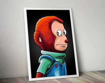Monkey Puppet Meme Poster Funny Memes Funny Present  Meme Poster  Funny Poster Meme Memes Poster Printable Poster
