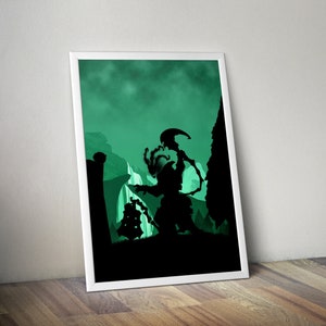 Thresh League of Legends  League of Legends Poster  LoL Poster Gaming Poster Gamer Room Decor Home Decor Wall Art