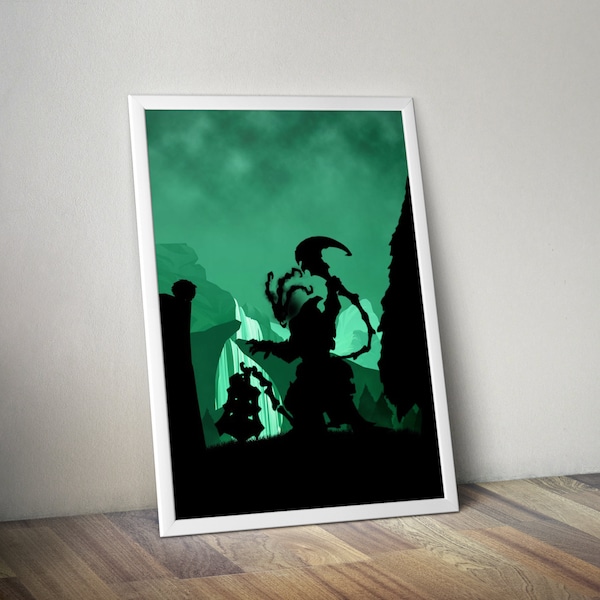 Thresh League of Legends  League of Legends Poster  LoL Poster Gaming Poster Gamer Room Decor Home Decor Wall Art