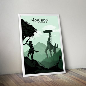 Horizon Gaming Print Horizon Zero Dawn Poster Gaming Poster Gamer Room Decor Gift For Gamer Gamer Gift Home Decor Wall Art