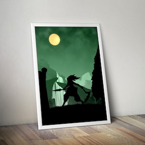 Akali League of Legends  League of Legends Poster  LoL Poster Gaming Poster Gamer Room Decor Home Decor Wall Art