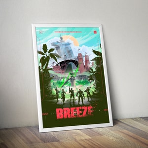 Breeze Valorant Breeze Valorant Map Valorant Poster Valorant Map Poster Gaming Poster Gamer Zimmer Dekor Gamer Geschenk Twitch Decor Home Decor