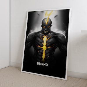 Brand League of Legends  League of Legends Poster the Burning Vengeance  LoL Poster Gaming Poster Gamer Room Decor Home Decor Wall Art