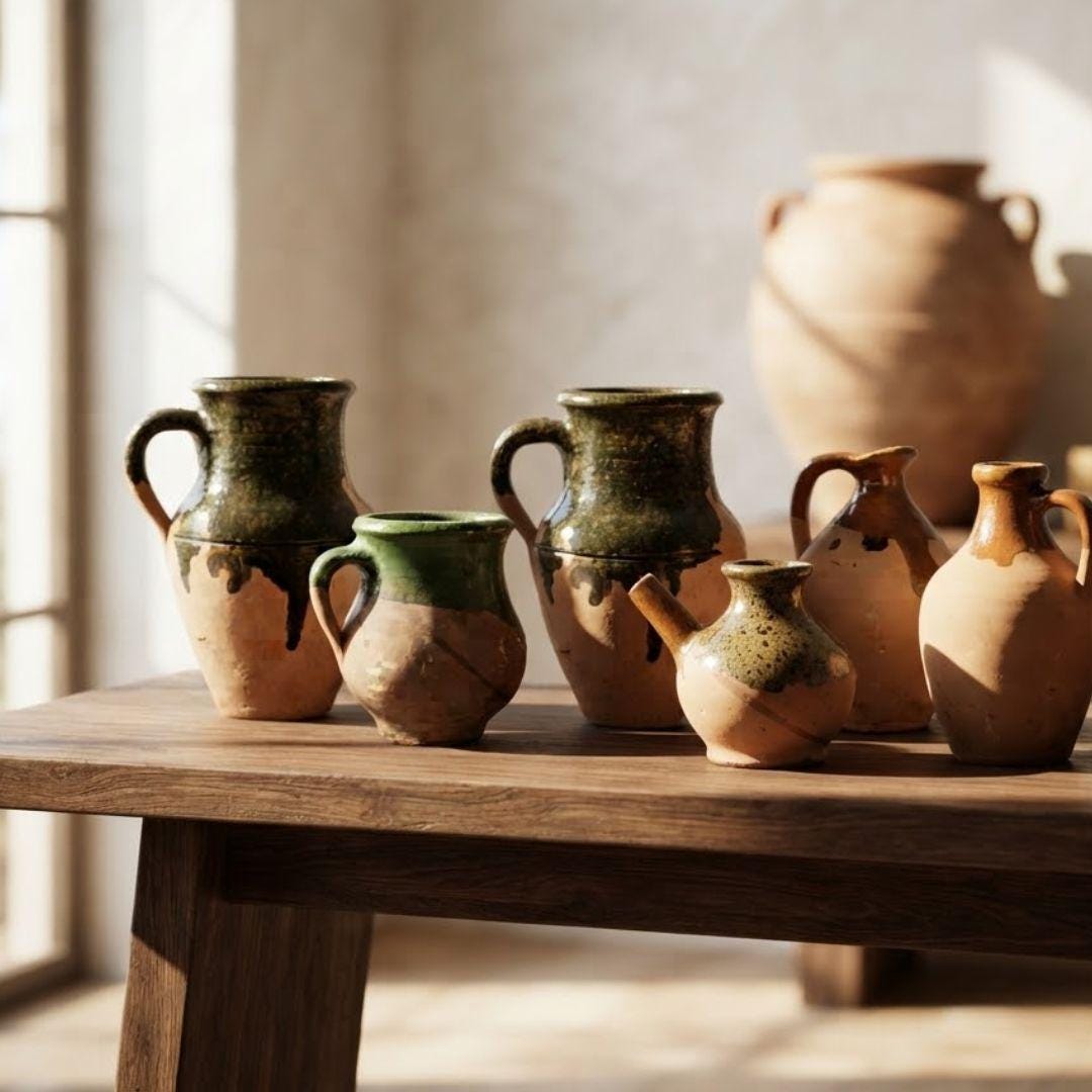 Vintage turkish terracotta jug - Etsy 日本