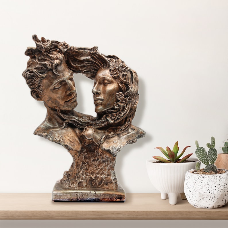 Lovers Sculpture, Living Room Decorative Centrepiece, Home Decor