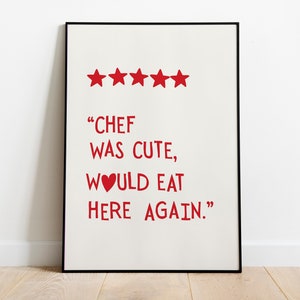 Chef kitchen art