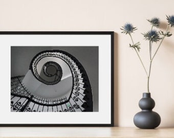 Spiral Stairs | Digital Print