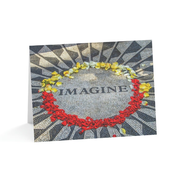 Blank Note Card: Imagine Mosaic Greeting Card