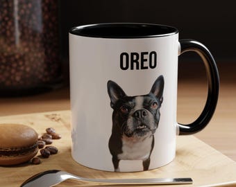 Taza personalizada para mascotas con foto de tu mascota - Taza personalizada para perros - Taza de café para mascotas - Taza personalizada para mamás y papás perrunos