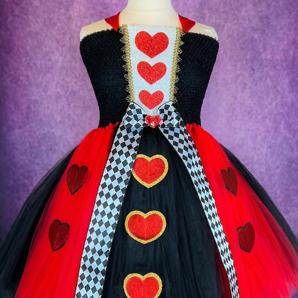 Queen of Hearts Costume Adult - Etsy