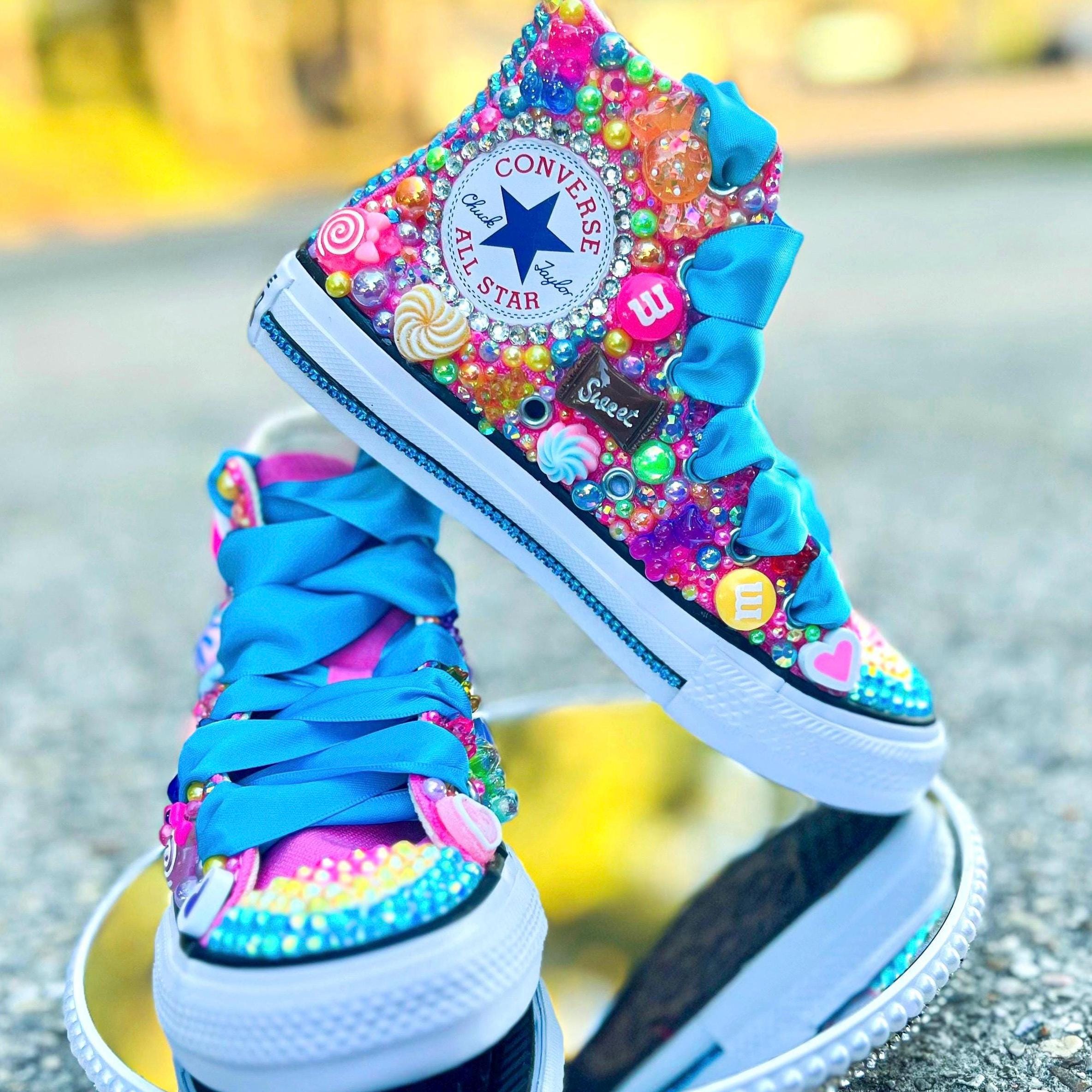 Neon Converse Shoes - Etsy