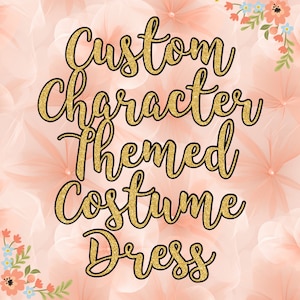 Custom Character Princess Dance Halloween Costume Pageant Dress