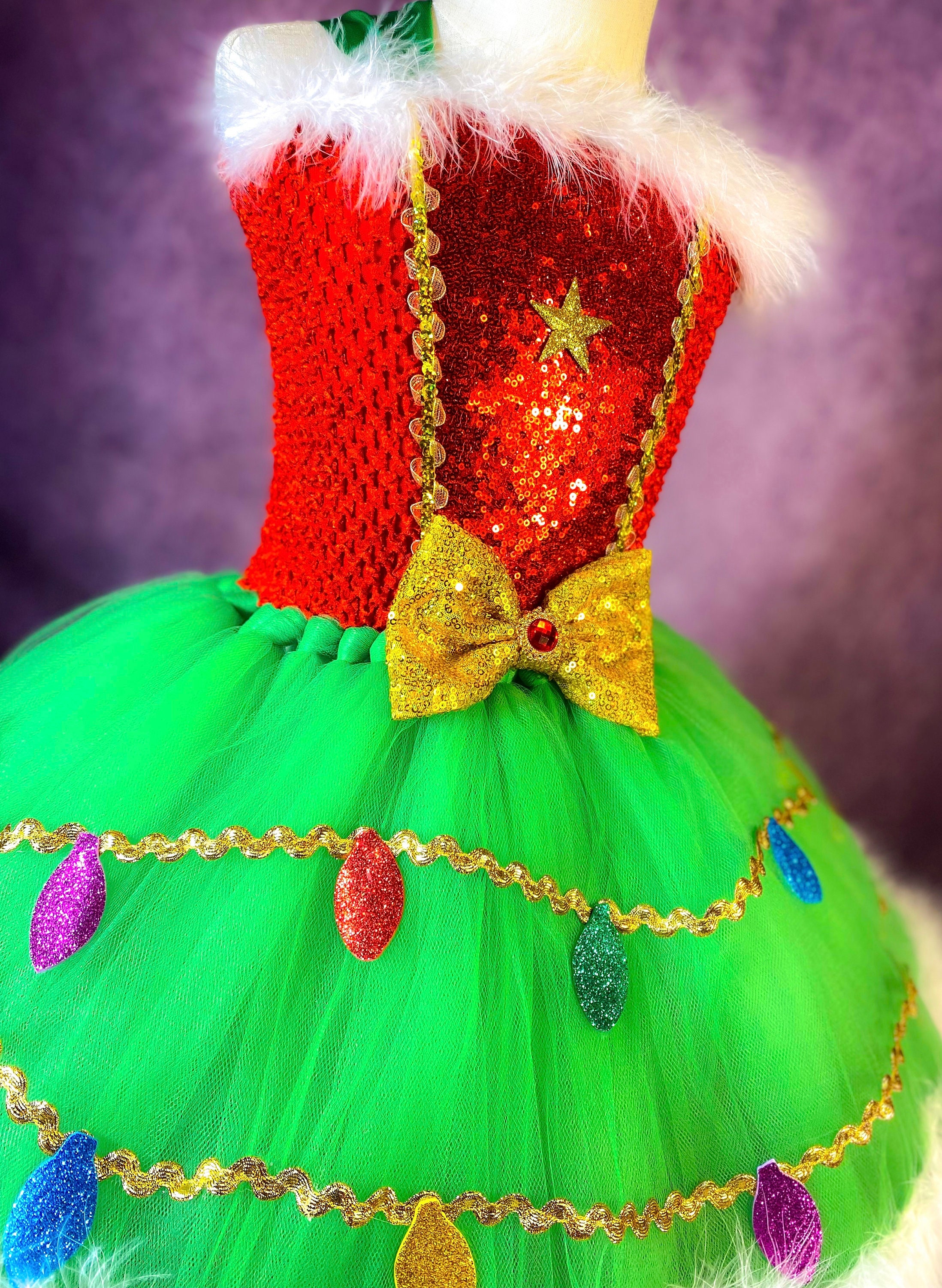 christmas dance dress Girls Xmas christmas party jazz dance dresses toddlers red feather tutu skirts film event drama cosplay