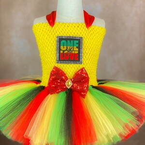 Rasta Reggae Rastafari Bob Marley One Love Jamaica Pride Red Green Yellow Dress
