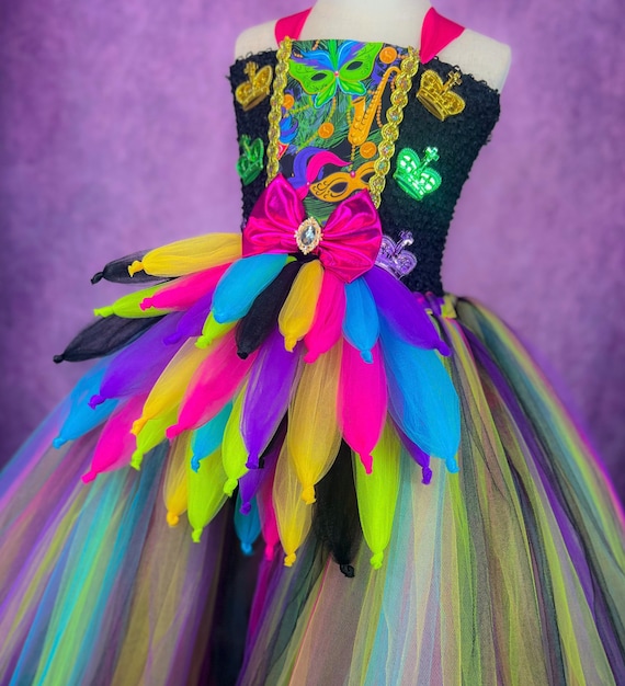 mardi gras dress