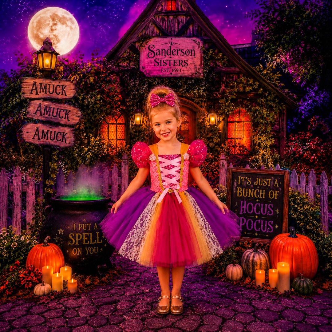 Sarah Sanderson Hocus Pocus Witch Halloween Costume Pageant Dance