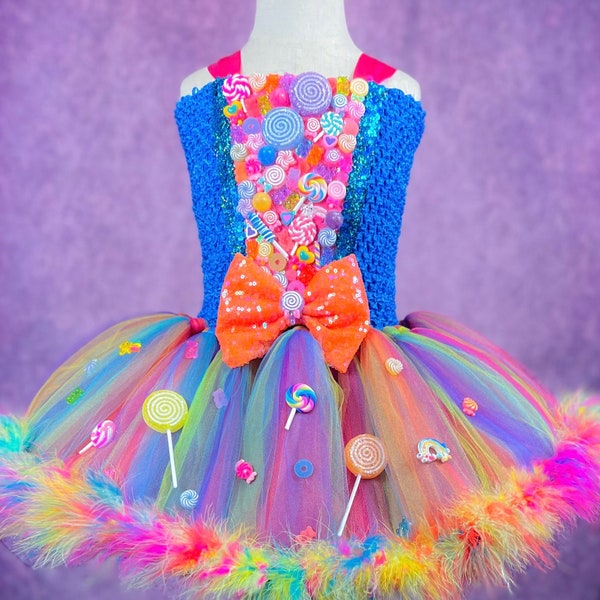 Neon Candy Queen Dress