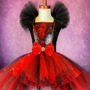 Vampire Count Halloween Costume Party Pageant Dance Recital HiLow Dress