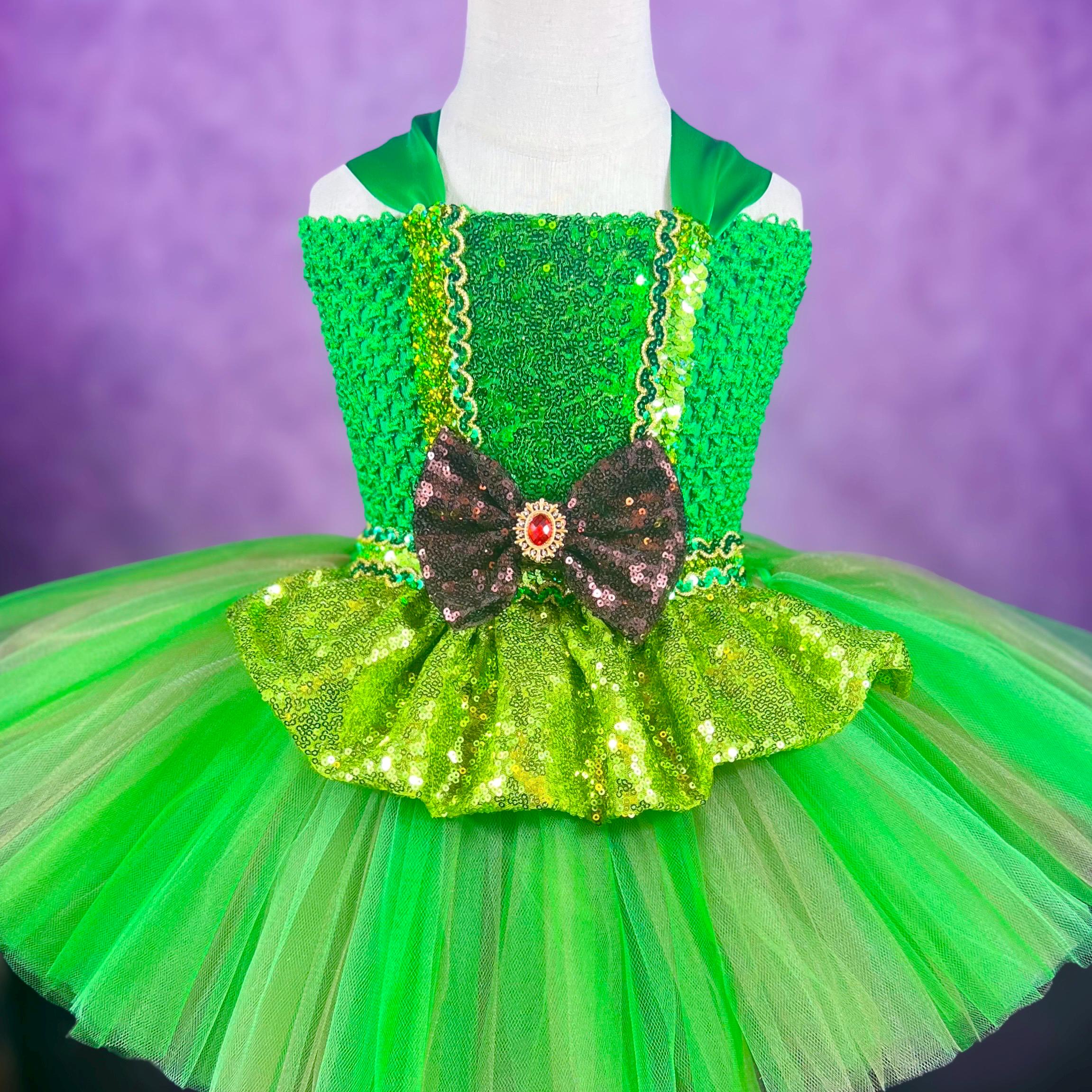 glitter tinkerbell dress Long Red Sequin Prom Dress with Cut Out main image 1