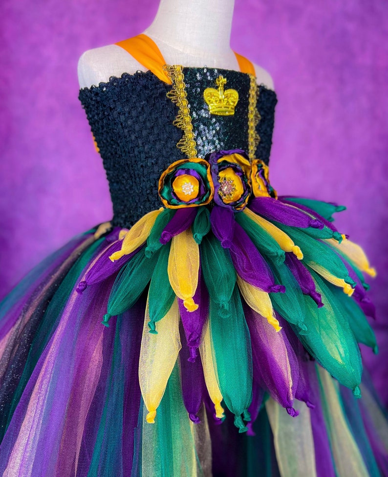 Mardi Gras Masks Lavender Charlotte Dress