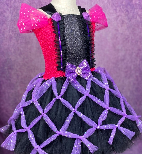vampirina party dress Cute Vampirina Inspired Tutu Dress Princess Black Vampire Bat Ball Gown Pageant Halloween Costume Luxury Birthday Party Outfit Glitter