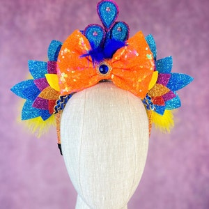 Kevin from Up Bird Feather Halloween Party Costume Pageant Dance Recital Headband