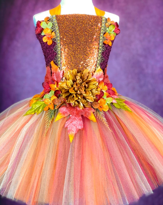 autumn theme party dress Adult Autumn Fairy Dress: Whimsical Fall Leaves Costume