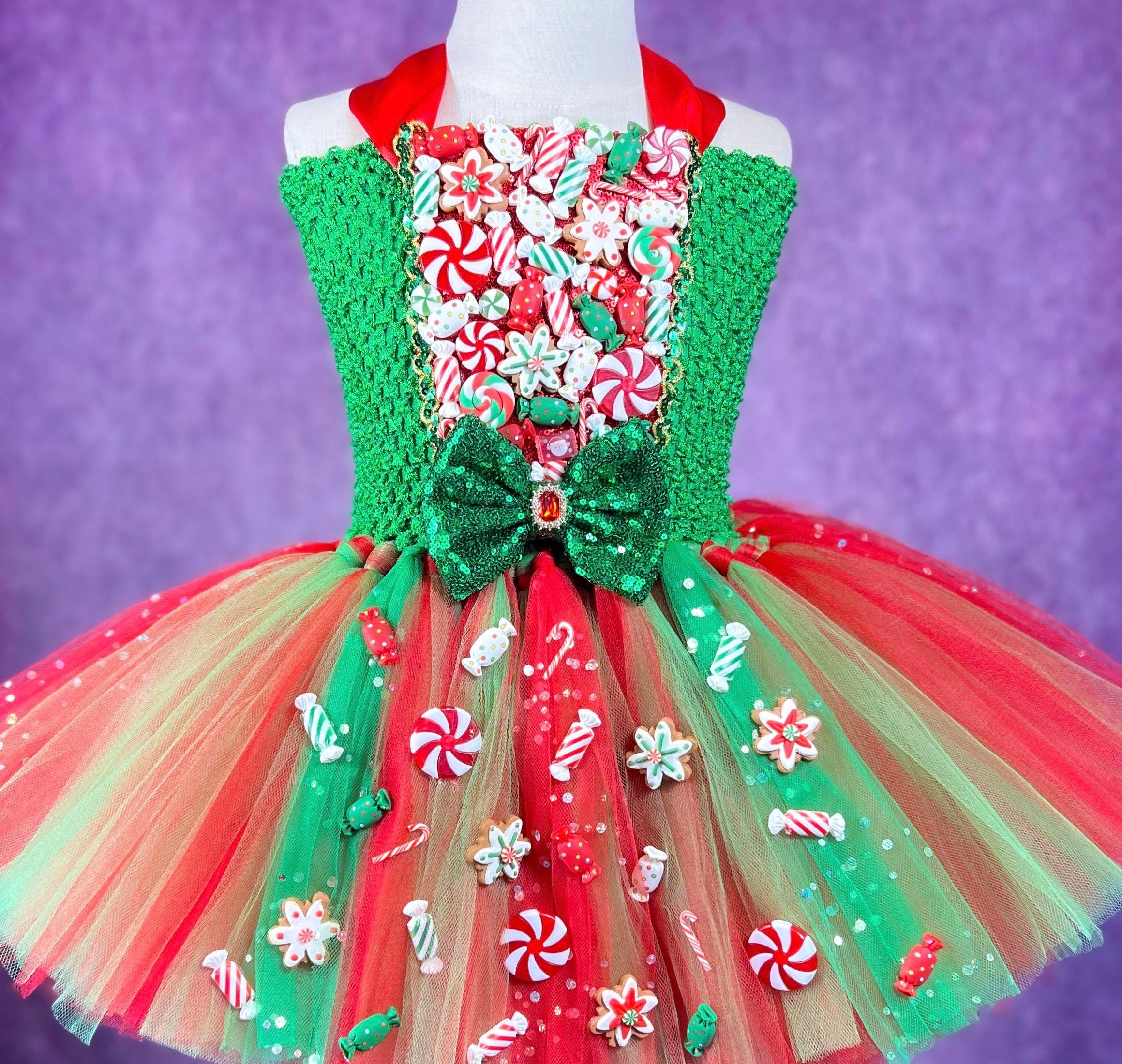 Girls Candyland Christmas Dress - Etsy