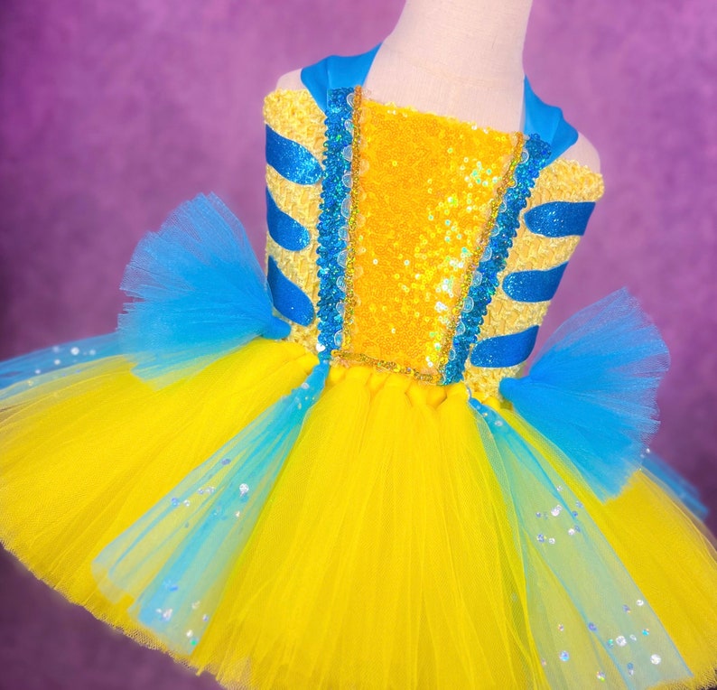 Flounder Little Mermaid Dance Recital Halloween Party Costume Saltwater ...