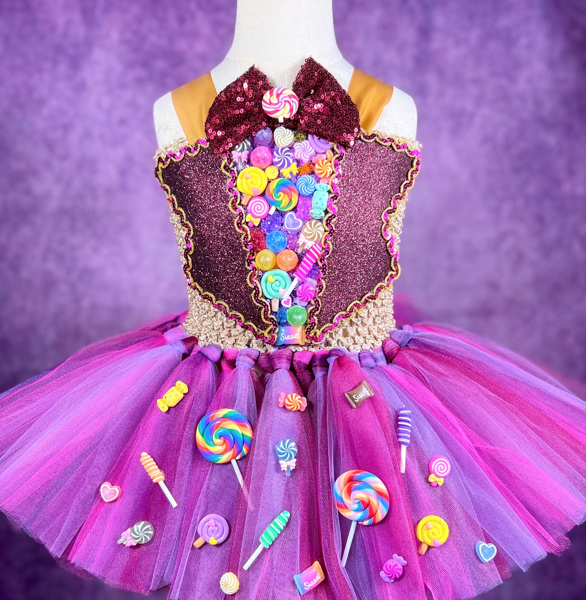 Modern Candy Inventor Halloween Costume Tutu Dress - Etsy