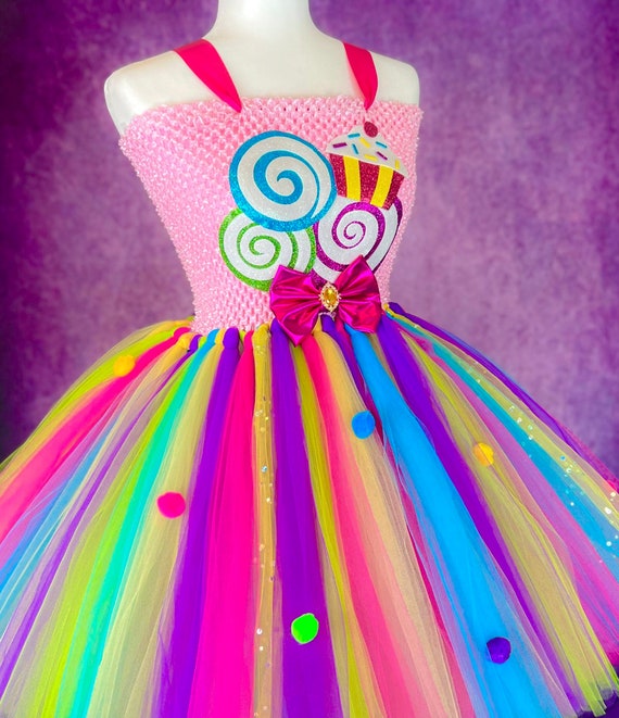 Candy Princess Tutu Dress: Candyland Costume, Birthday Party